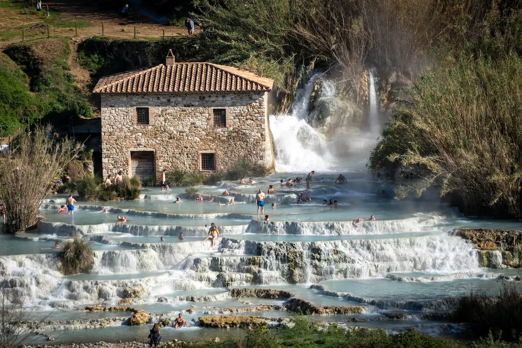Saturnia — thermal springs